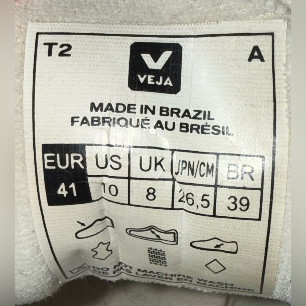 VEJA Campo Sneakers in White and Natural Suede Size US 10 / EU 41 - Picture 10 of 10